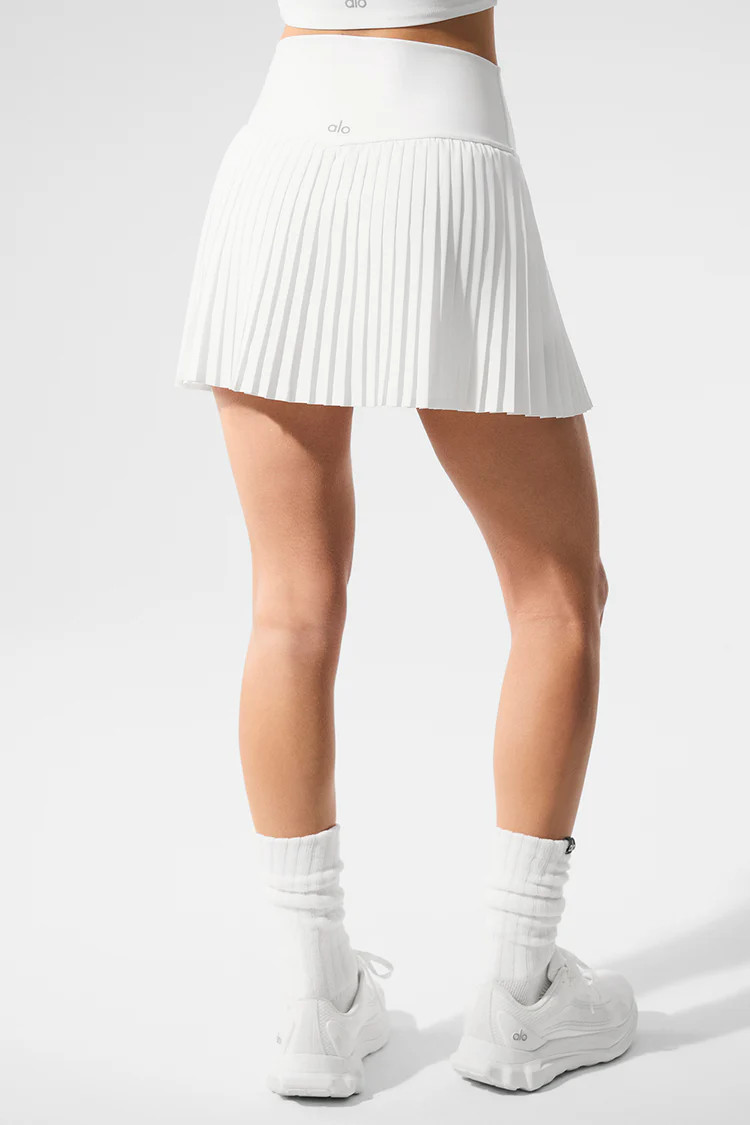 Grand Slam Tennis Skirt - White | Alo Yoga (US)