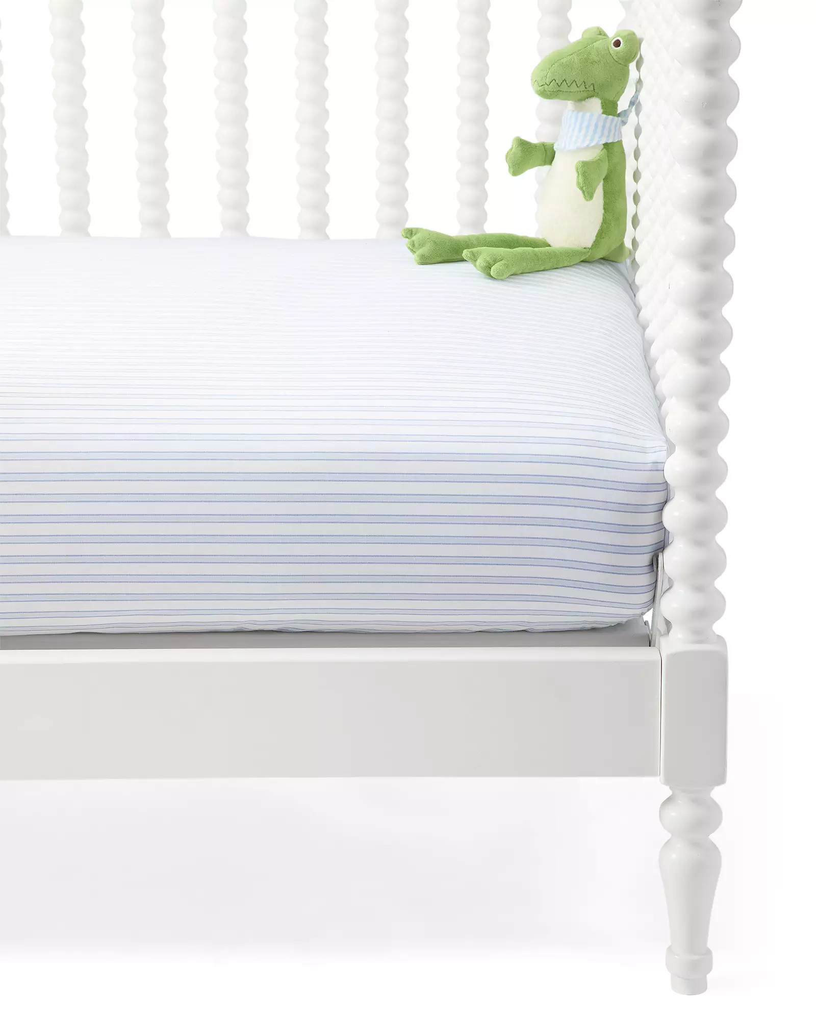 Oxford Stripe Crib Sheet | Serena and Lily