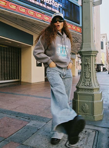 Eivissa Baggy Jeans Faded Denim | Princess Polly US