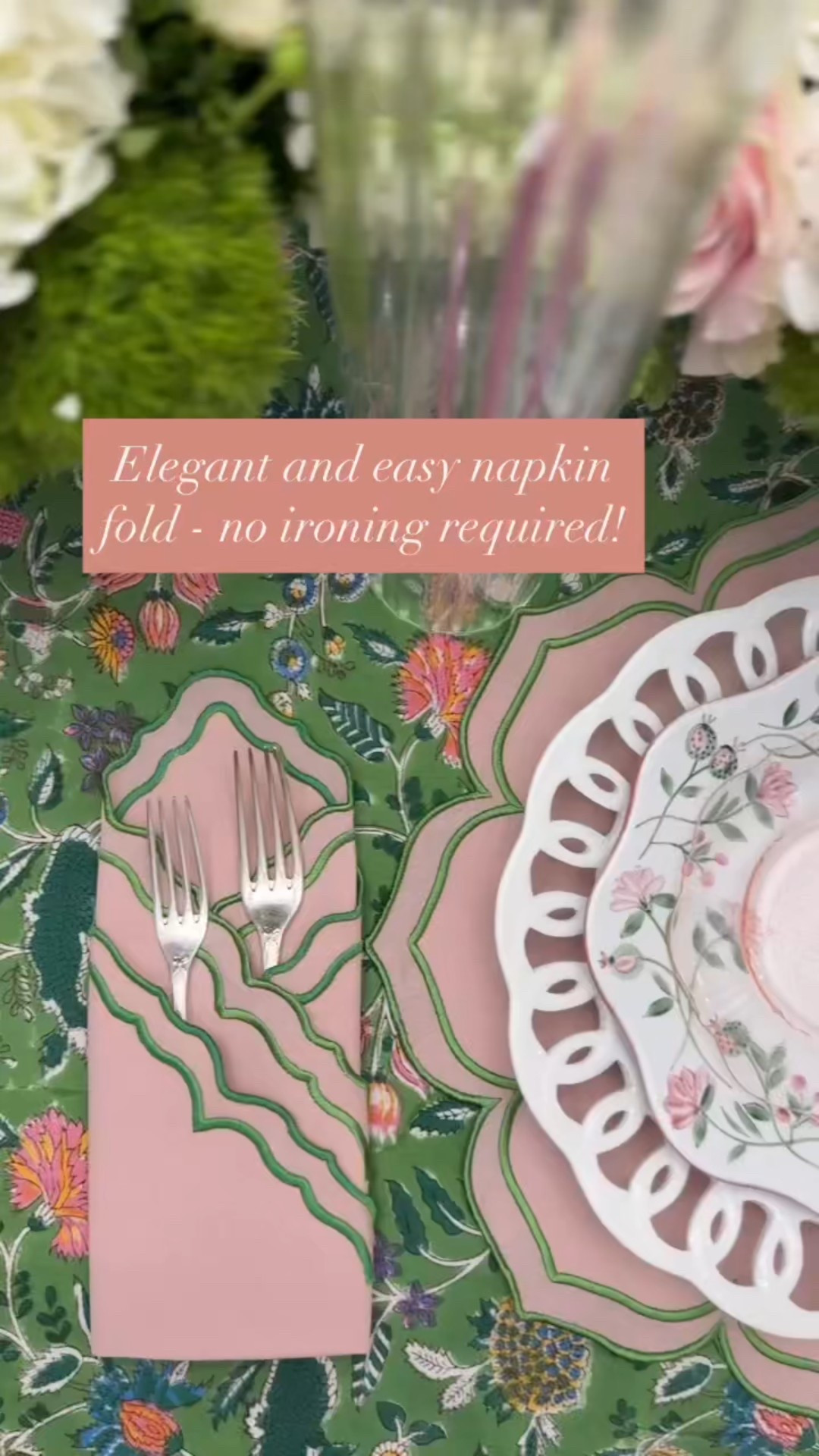 How cute is this napkin pouch? I’m not a fussy napkin folder, but this was just too easy not to share. And the gorgeous scalloped trimmed napkins - extremely affordable! 

#LTKHome #LTKParties