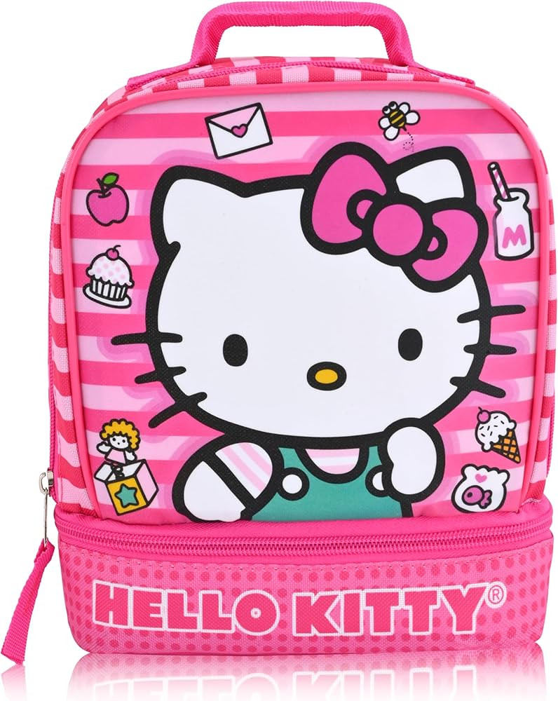 Fast Forward Sanrio Hello Kitty Lunch Box for Women | Insulated Lunch Bag Lunch Box for Girls, Bo... | Amazon (US)