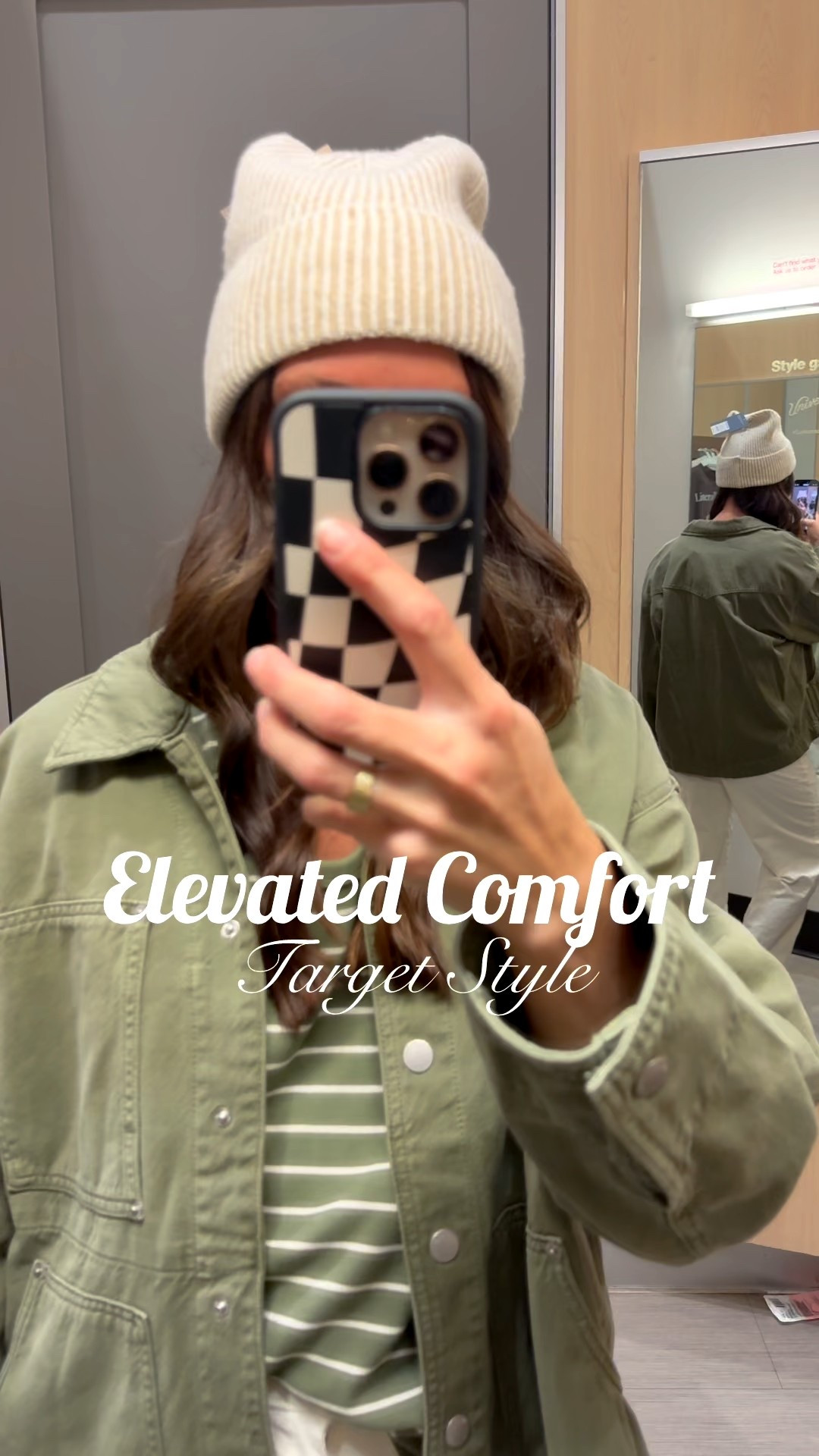 Wanting a cute, comfortable holiday sweater outfit for work Christmas party, holiday parties🎄, Friendsgiving, or just a cute outfit for the day! Target has some great choices! 

This outfit is on Black Friday Sale ending TODAY!!! (12/1/25) 

I love this green button down jacket 🧥 with the large pocket. It’s a great look for less. Adding a fun striped top and these textured cream corduroy pants make such a cute outfit. Adding a fun beanie for those colder days is such a fun accessory. 

SIZING -> I went with a size medium jacket, the striped top is a XXL but I would go either true to size or a few sizes up for a little oversized. The corduroy pants are a size 4 and fit perfectly.

I’m tagging some more of my favorite Black Friday deals from Target🎯 that you don’t want to miss. (ENDS 11/29/25) 

These sweaters are the perfect gift, or to get for yourself for Christmas. This sweater is easy to dress casual or dress up. 

Weight 130lbs, carry weight in midsection and booty 😅 I am also small chested with broad shoulders. Height 5’5”. 

#LTKSaleAlert #LTKHoliday #LTKCyberWeek