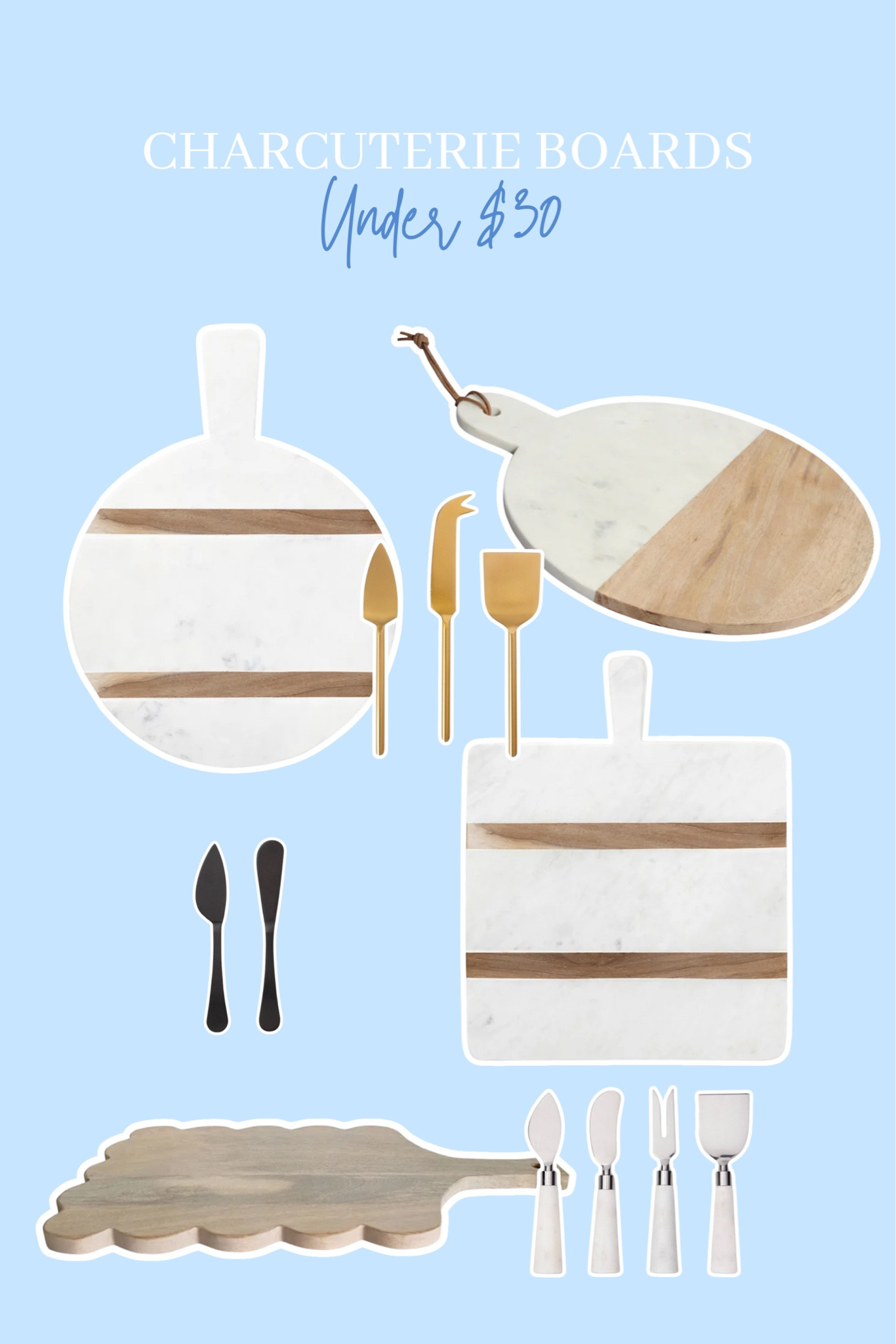 Charcuterie boards for entertaining

Cheese boards
Marble charcuterie boards 
Cheese knives
Entertaining 
Kitchen accessories
Serving boards
Housewarming gifts 

#LTKGiftGuide #LTKhome #LTKparties