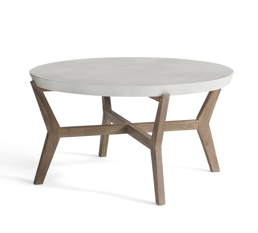 OPEN BOX: Raylan Outdoor Coffee Table, Weathered Gray | Pottery Barn (US)
