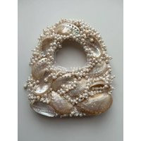 Handmade Seashell Pearl Bag Coastal Wedding Clutch | Etsy (US)