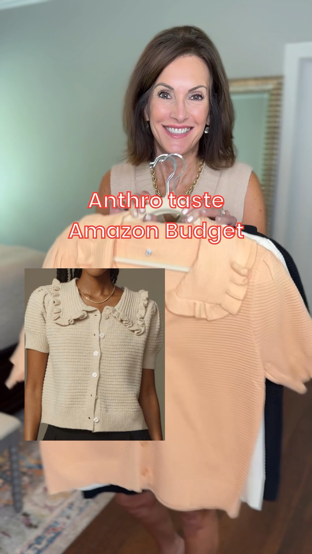 Anthropologie taste but Amazon budget! 

Ruffle collar sweater looks exactly like the more expensive version. It’s a lighter weight than the Anthro sweater. 

I also linked the Anthro sweater. There’s just under $100 price difference!!!😲

Wearing size medium. It just fits. 

Jean shorts - 29 (also linked similar more price friendly styles)
Linen Shorts - 28
White Shorts - L (code : ANNIEKXSPANX)
Patch pocket pants - 28 Tall

Buckle sandal discount : Annie20

#LTKTravel #LTKOver40 #LTKStyleTip