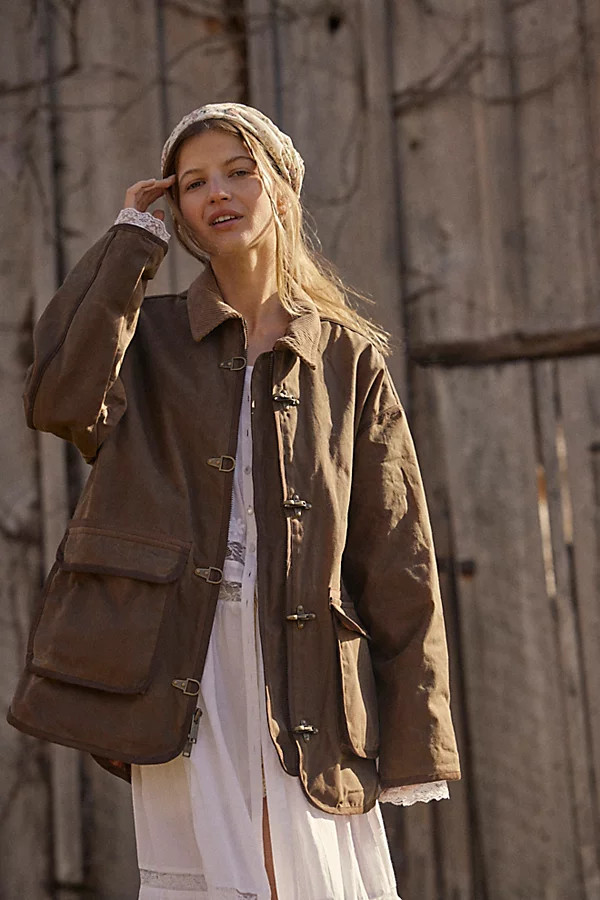 We The Free Heritage Wax Duffle Coat | Free People (Global - UK&FR Excluded)