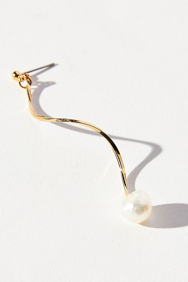 Twist Pearl Single Drop Earring | Anthropologie (US)