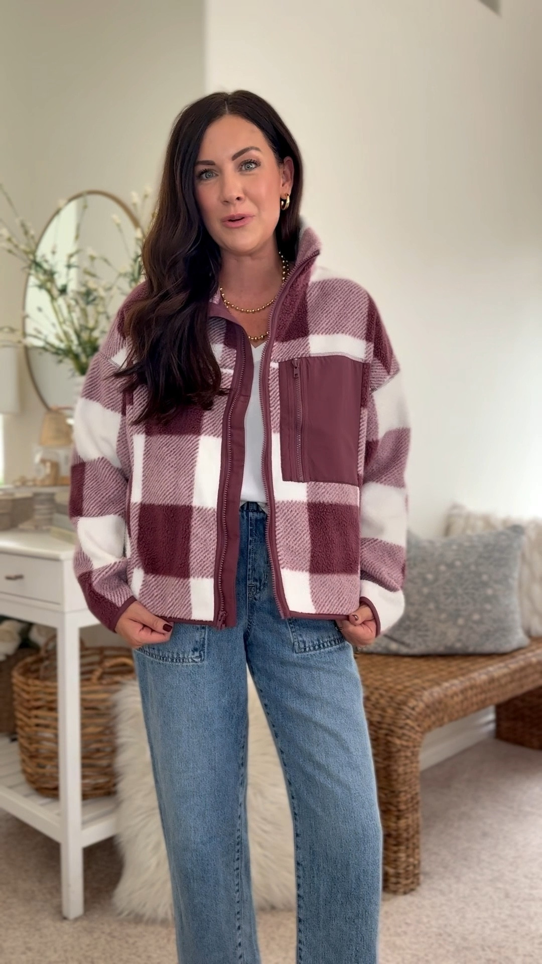 @kohls #ad #kohlspartner #kohlsfinds 
The cutest fleece jacket on sale! Wearing a medium 

#LTKFindsUnder50 #LTKSaleAlert #LTKSeasonal