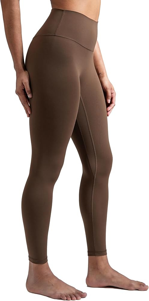 Colorfulkoala Dreamlux No Front Seam Leggings for Women 25"/28" Inseam, Seamless High Waisted But... | Amazon (US)