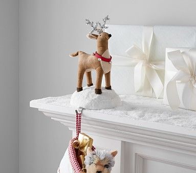 Reindeer Christmas Stocking Holder | Pottery Barn Kids