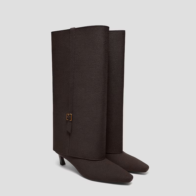 2-in-1 Detachable Mid Heel Boots (Rita) | VIVAIA