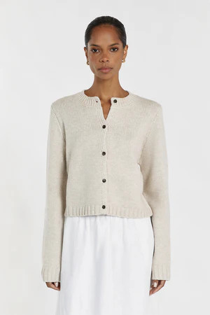 FOSTER CHALK KNIT CARDIGAN | DISSH