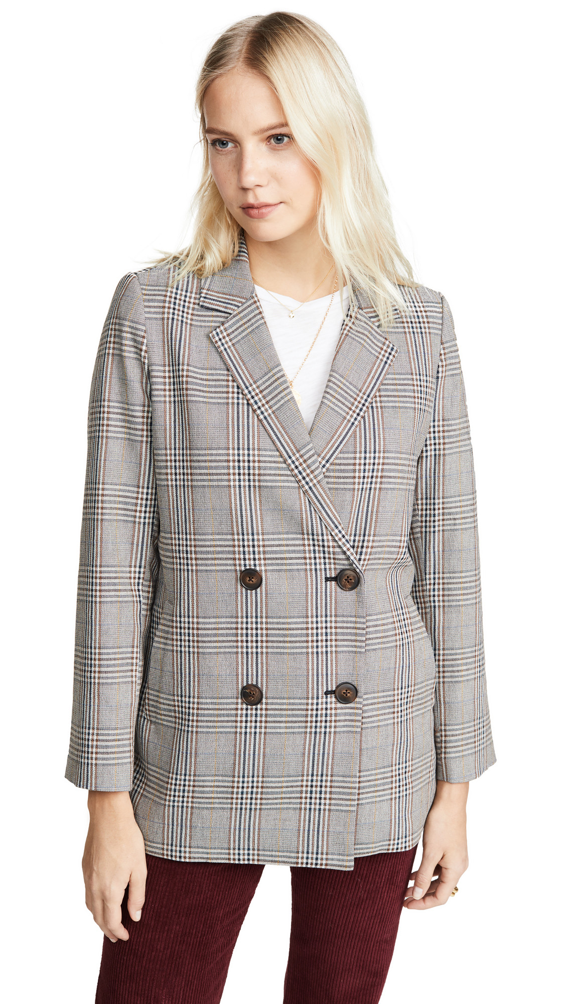 Madewell Plaid Blazer | Shopbop