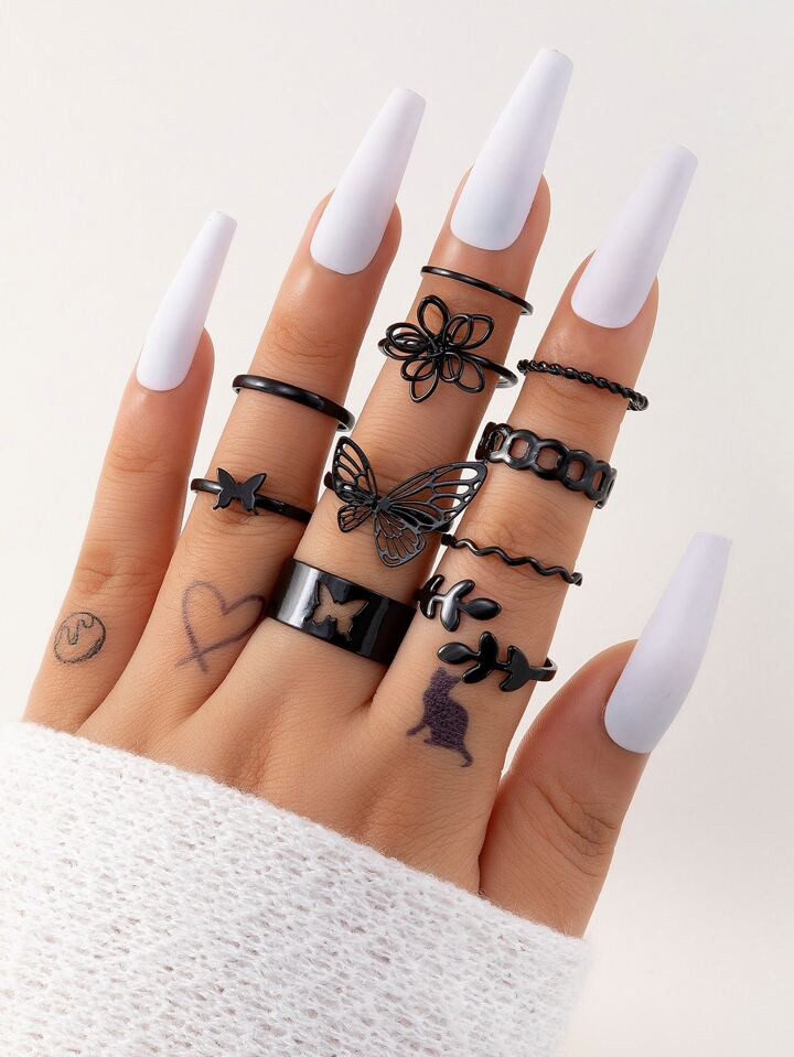 $1.12     
    $1.60
   
  -30%
        Save $0.06 off this item after joining.  Trends10pcs Flow... | SHEIN