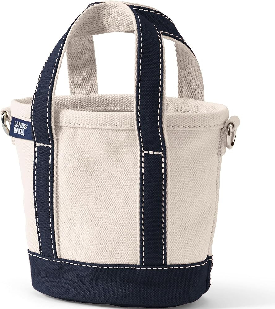 Lands' End Open Top Canvas Tote Bag | Amazon (US)