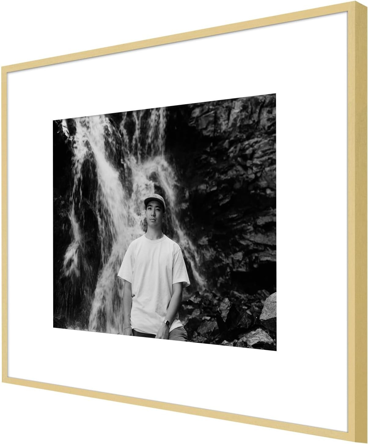 Golden State Art - 16x20 Aluminum Picture Frame - with Mat for 11x14 Photo or Without Mat for 16 ... | Amazon (US)