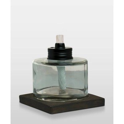 Glass Tabletop Torch Clear - TIKI | Target