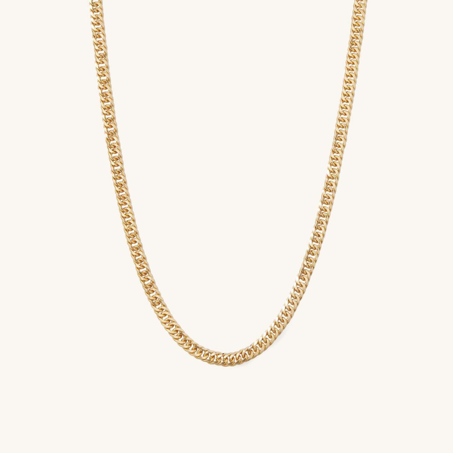 Double Curb Chain Necklace | Mejuri (Global)