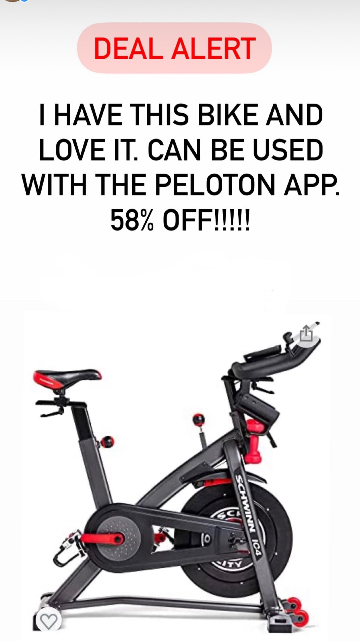 Deal of the Day 

#amazonfinds #amazondeal #pelotondupe #dailydeal #salealert #blackfriday #cybermonday #amazon #dealoftheday #peloton

#LTKfit #LTKGiftGuide #LTKHoliday