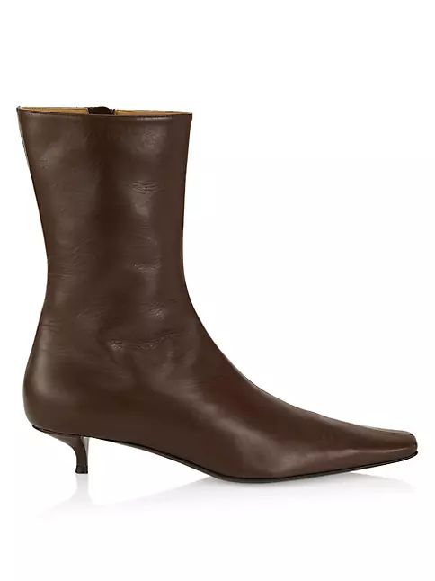 Shrimpton Leather Kitten Heel Boots | Saks Fifth Avenue