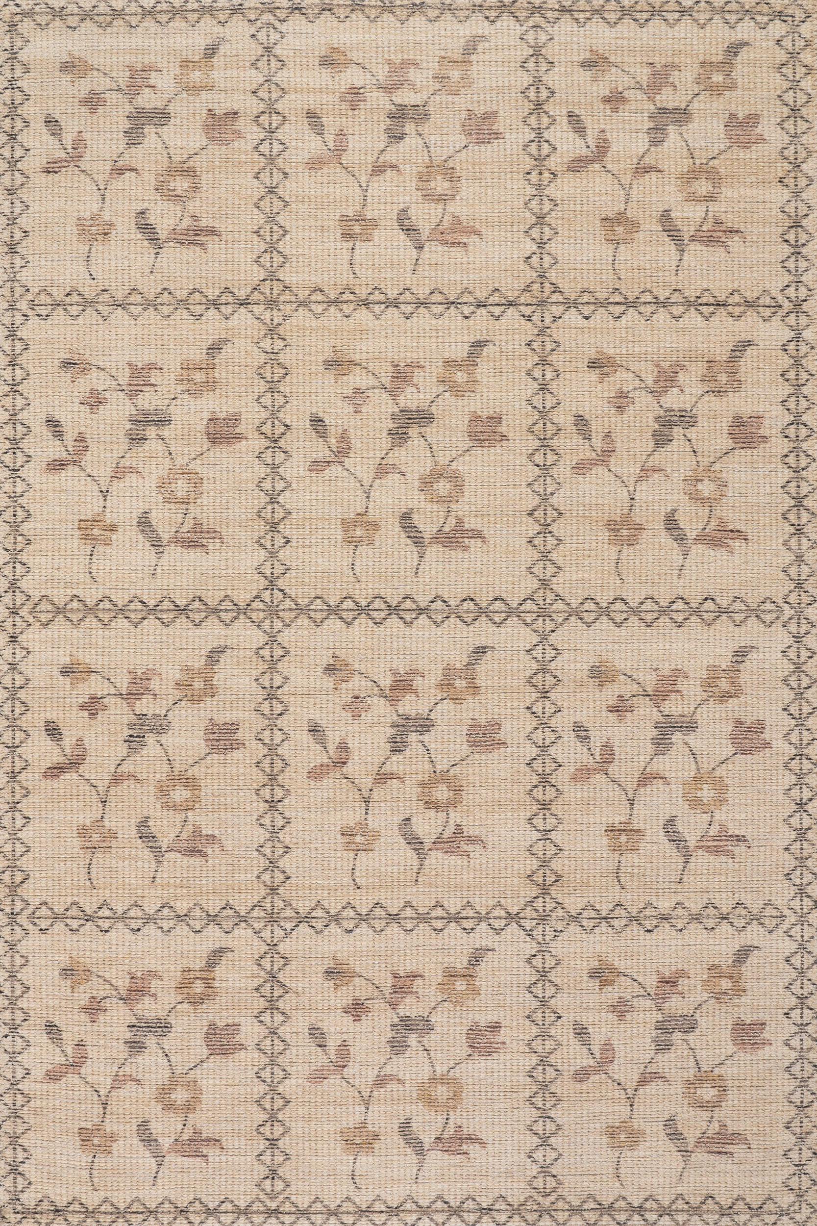 Sand Nyme Floral and Paisley Farmhouse 6' x 9' | Floral/Paisley | Lightweight rug | Rugs USA