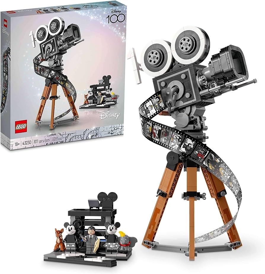 Lego Disney Walt Disney Tribute Camera 43230 Disney Fan Building Set, Celebrate Disney 100 with a... | Amazon (US)