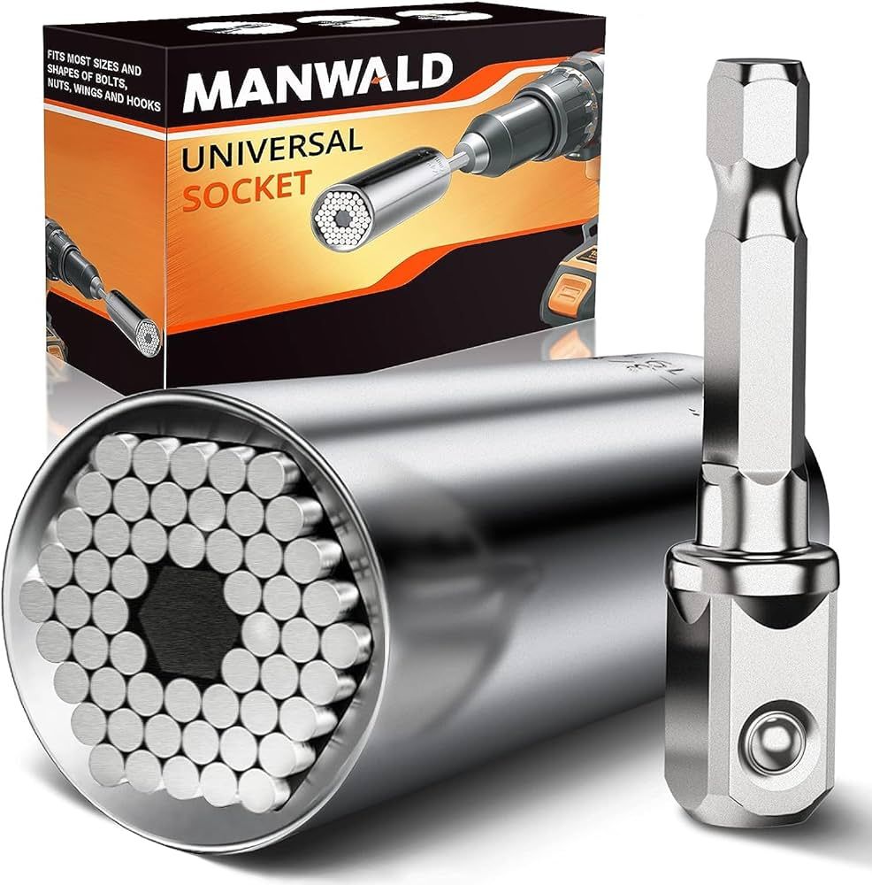 Universal Socket Tool, Stocking Stuffers for Men, Super Socket Unscrew Any Bolt, Adjustable Socke... | Amazon (US)