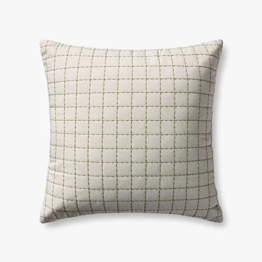 22" Hattie Down Pillow Natural | Eco Chic Home