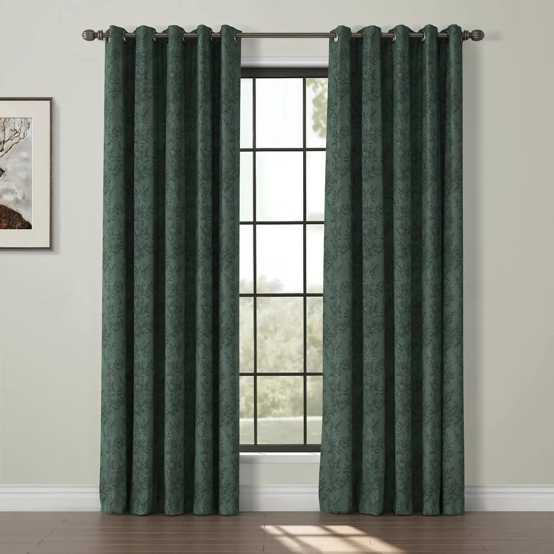 Sara Le Print Linen Drapery Grommet | TWOPAGES