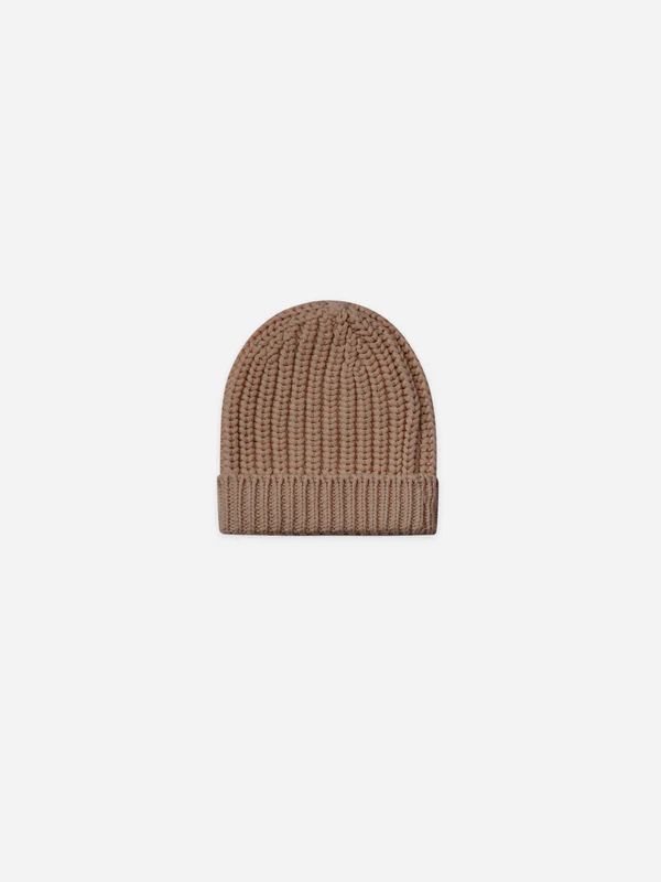 knit beanie | cocoa | Quincy Mae