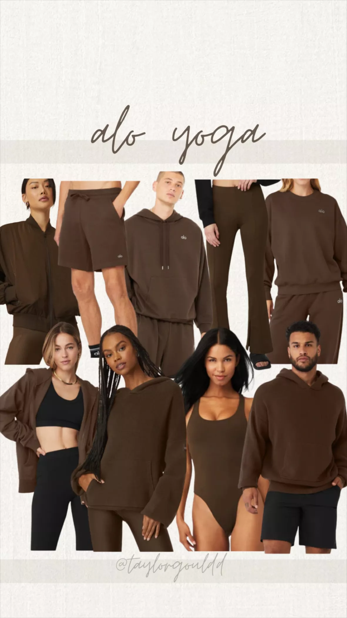 Cropped Tailored Crew Neck Sweatshirt in Espresso by Alo Yoga