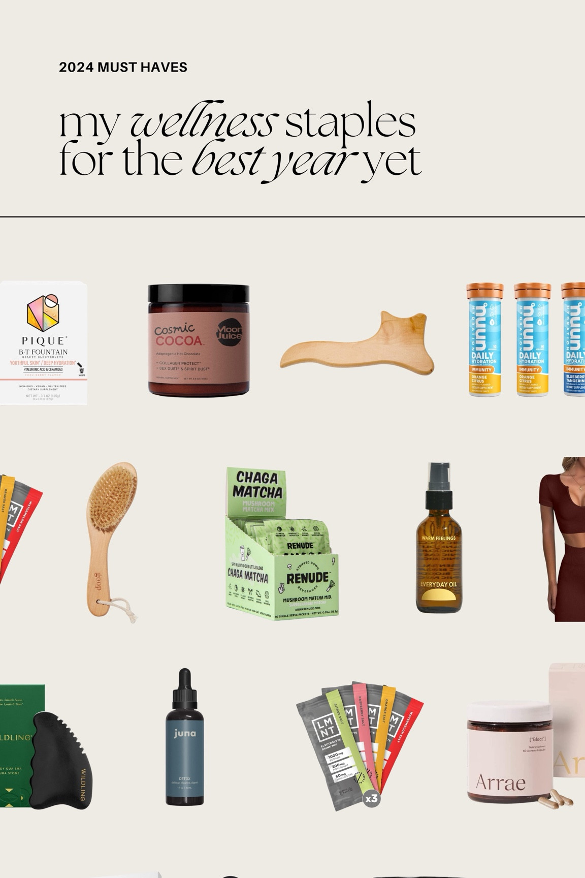 These are my tried + true MUST HAVES for the best year yet! My everyday supplements, self-care, wellness products that truly make a difference. 


#LTKfitness #LTKhome #LTKbeauty