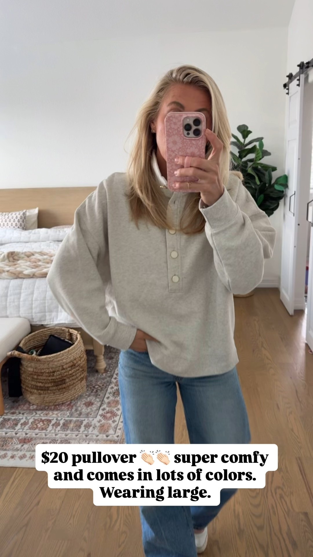 Got large in this pullover from Walmart!! 

#LTKootd #LTKgrwm #LTKdayinmylife