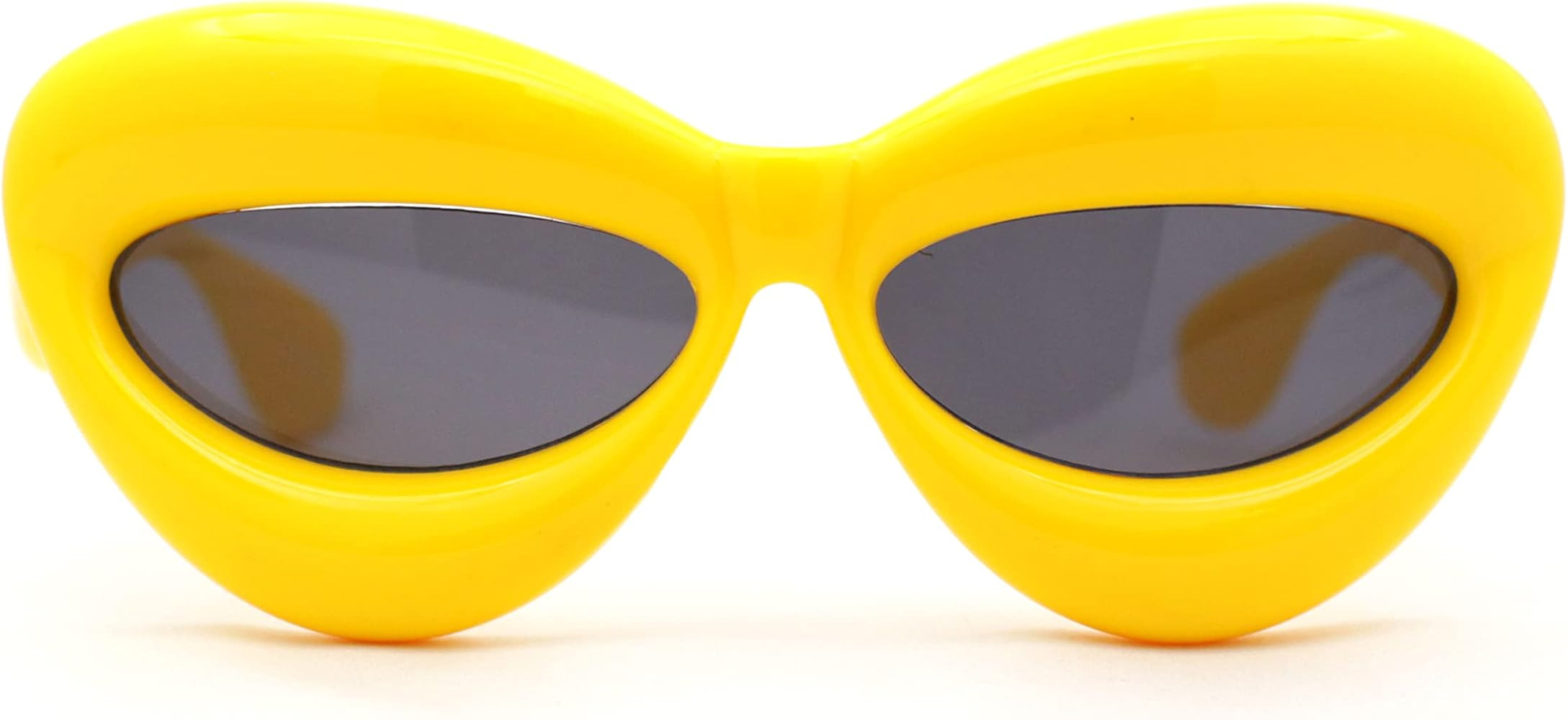 SA106 Womens Funky Balloon Thick Cat Eye Retro Plastic Sunglasses | Amazon (US)
