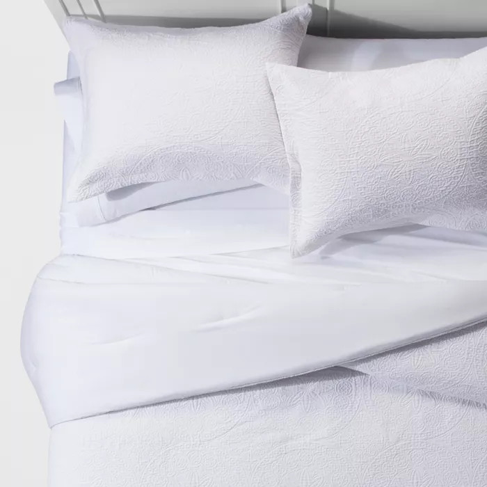 Matelasse Medallion Comforter Set - Threshold™ | Target