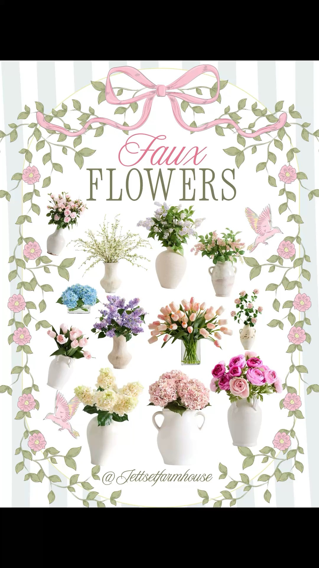 If you love fresh flowers but hate the upkeep, these faux finds are so good 🤍

#LTKHome #LTKSeasonal #LTKSaleAlert