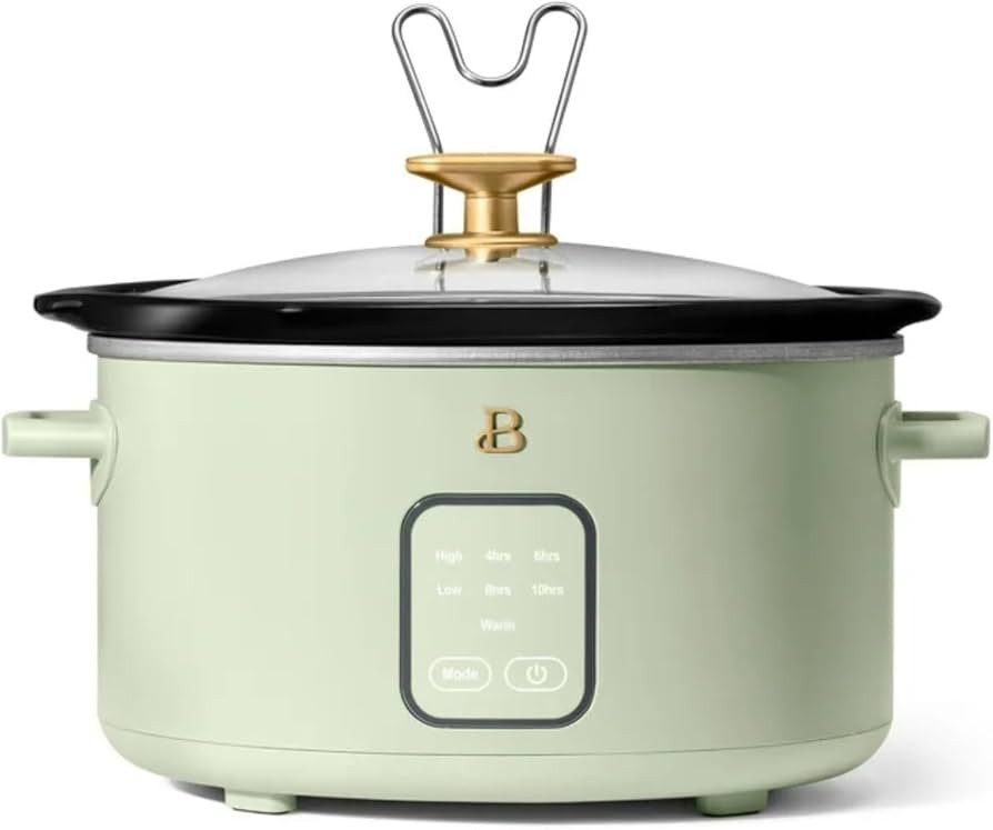 B- Slow Cooker with Touch-Activated Display, Programmable Digital Controls, Removable Non-Stick P... | Amazon (US)