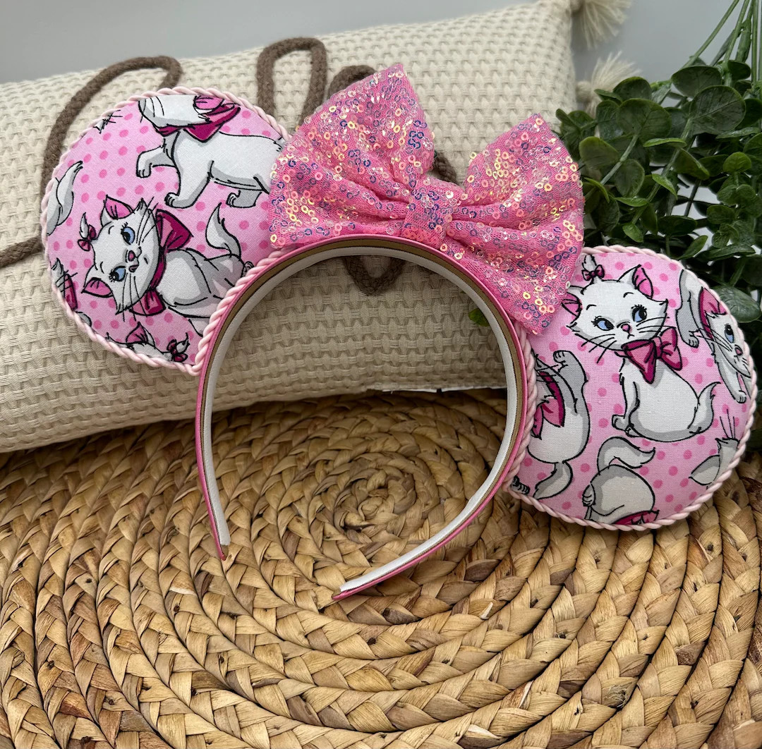 Cat inspired Mouse ears, park ears, Mouse headband | Etsy (US)
