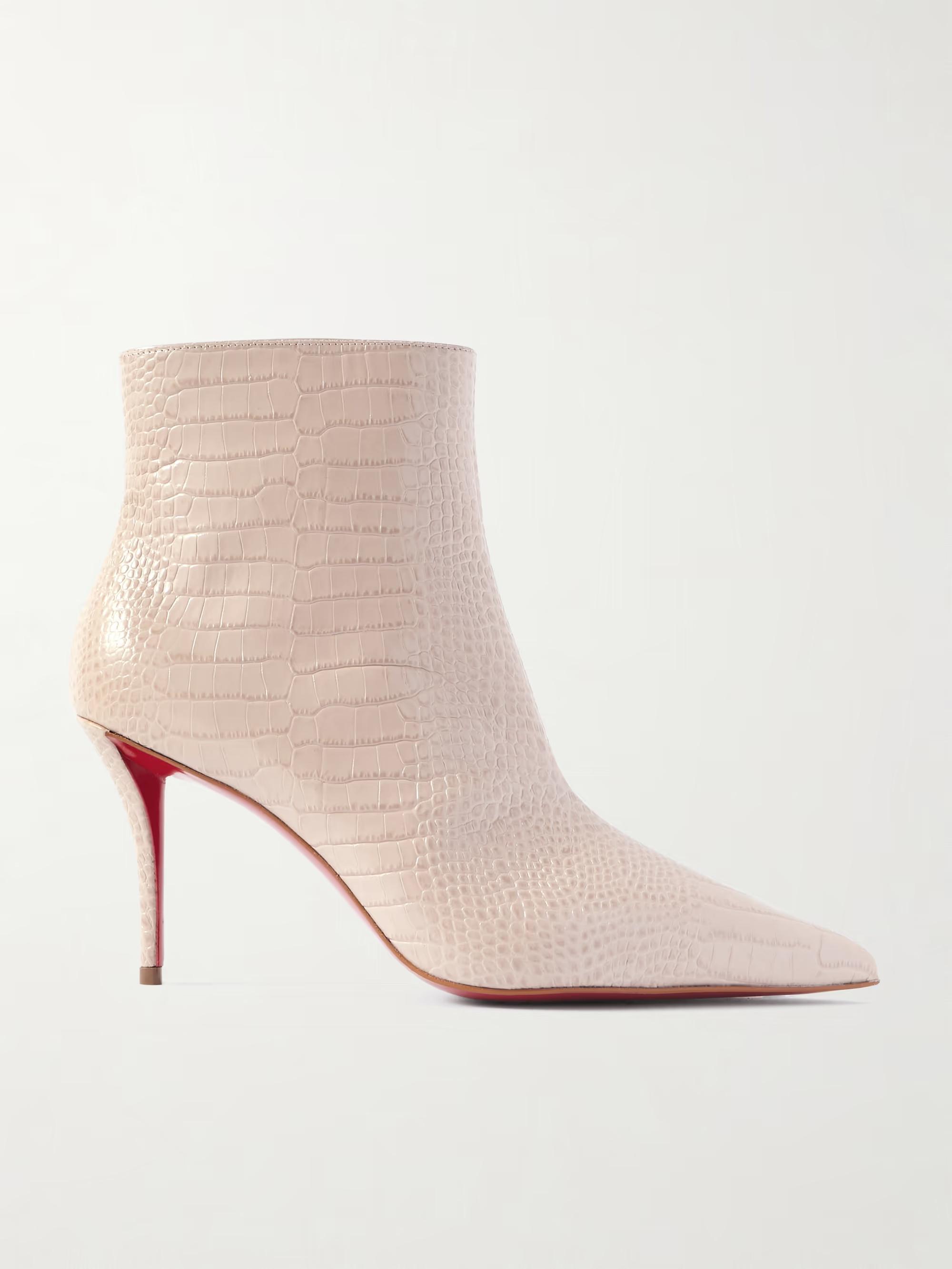 Miss Z 80 croc-effect leather ankle boots | NET-A-PORTER (UK & EU)