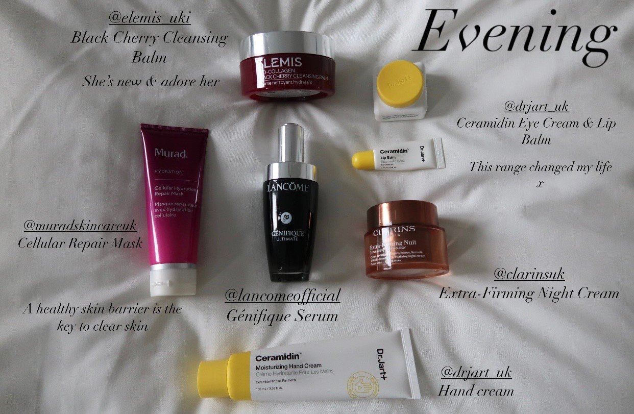 Evening skincare routine 🫧

#eveningskincareroutine #skincareinyour20s #nighttimeroutine #skincare #beauty #eveningroutine 

#LTKluxury #LTKuk #LTKbeauty
