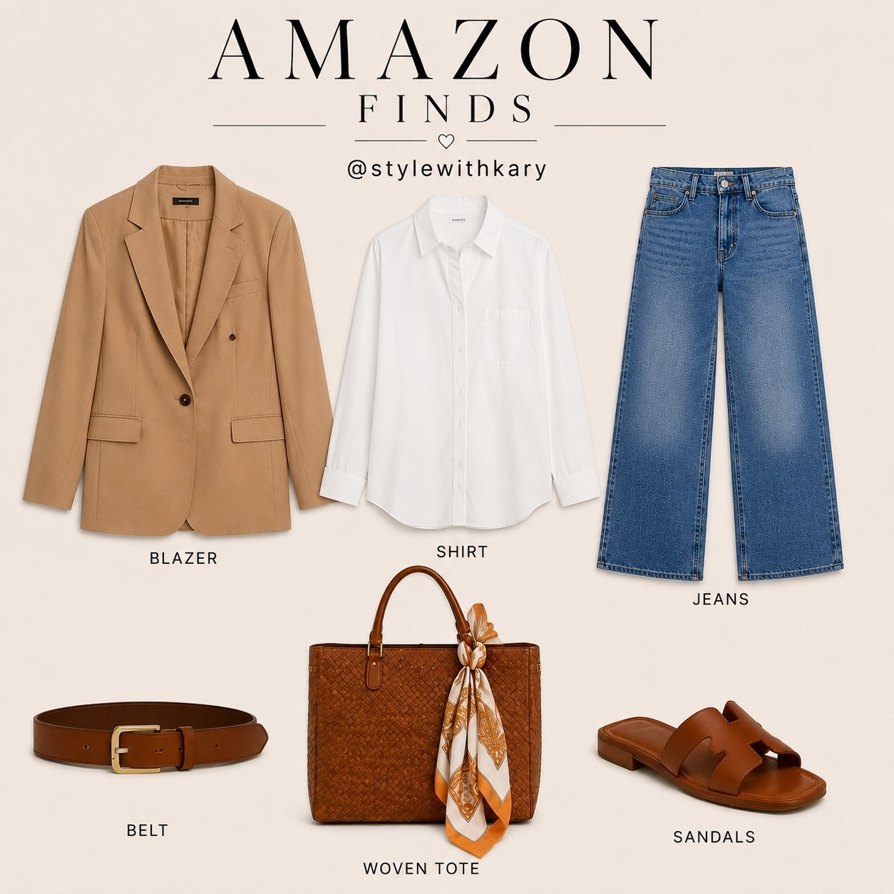 A timeless outfit built with versatile pieces you’ll wear again and again. 🤎

From the perfect blazer to classic denim and everyday accessories, these are the staples that make getting dressed effortless.

#LTKootd #LTKOver40