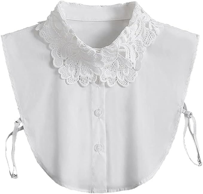 EVGVAT False Collar Half Shirts Blouse Dickey Collar Detachable Faux Fake Collar for Women & Girl... | Amazon (US)