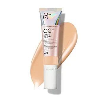 IT Cosmetics CC+ Nude Glow SPF 40 - Medium Coverage Foundation, 2% Niacinamide + Hyaluronic Acid ... | Amazon (US)