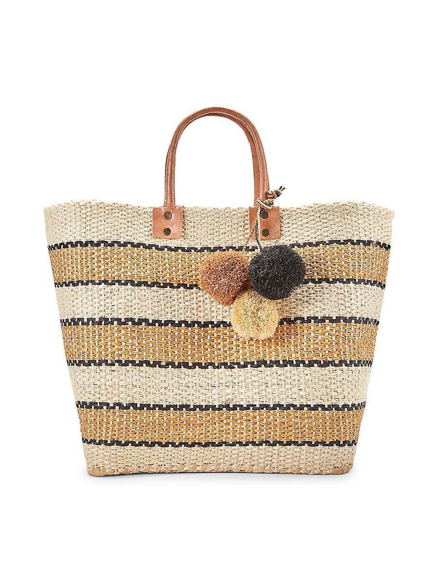 Mar Y Sol Women's Capri Woven Tote - Beige | Saks Fifth Avenue OFF 5TH
