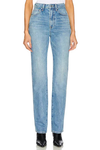 Sara Super High Rise Slim Straight in Lenox Hill | Revolve Clothing (Global)