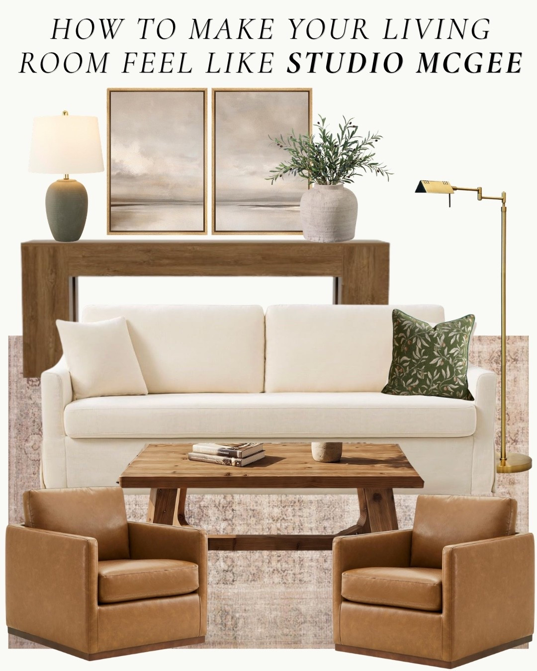 Here’s what you need to get the Studio McGee look in your living room for a lower cost!

#LTKHome