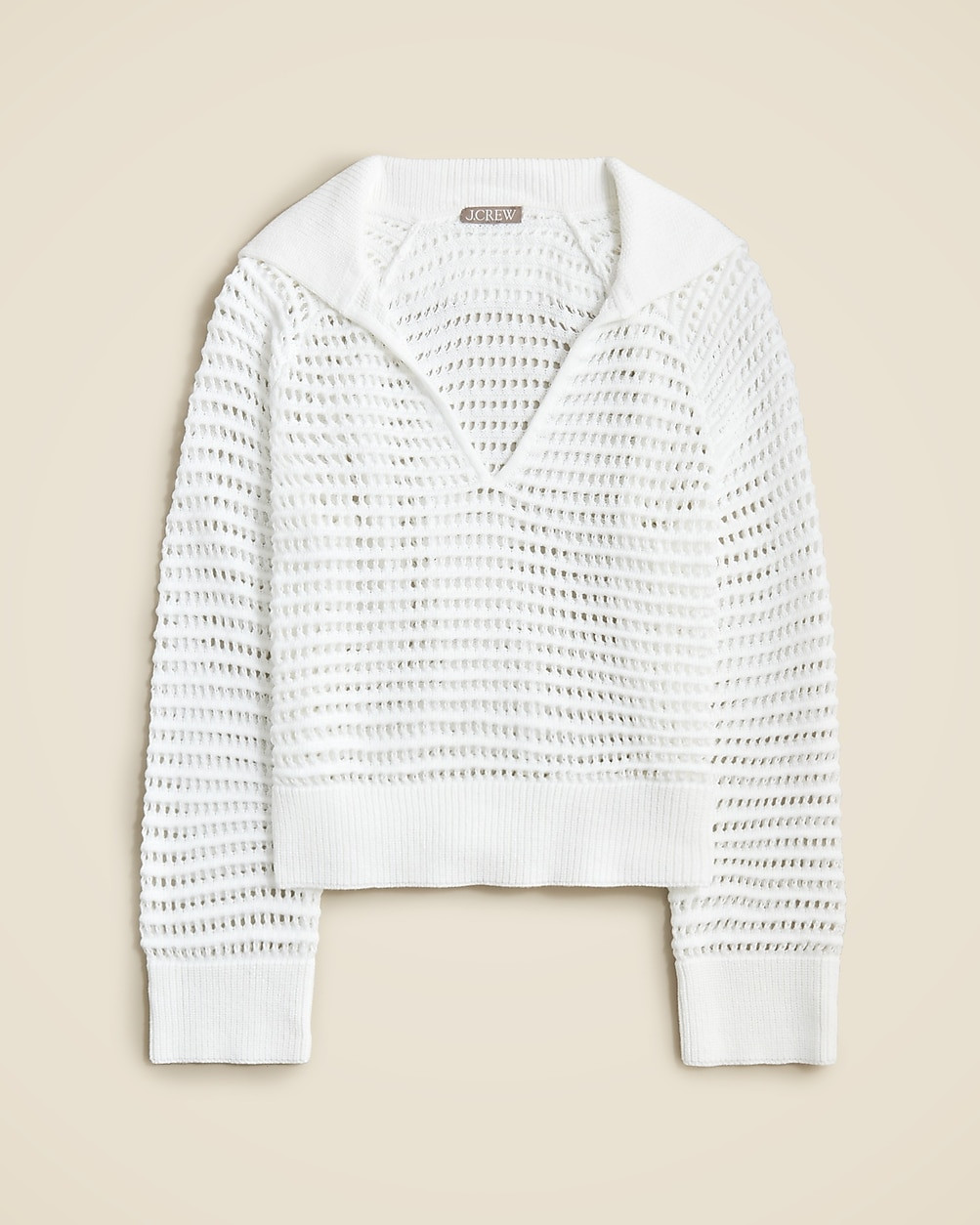 Crochet sailor-collar sweater | J. Crew US