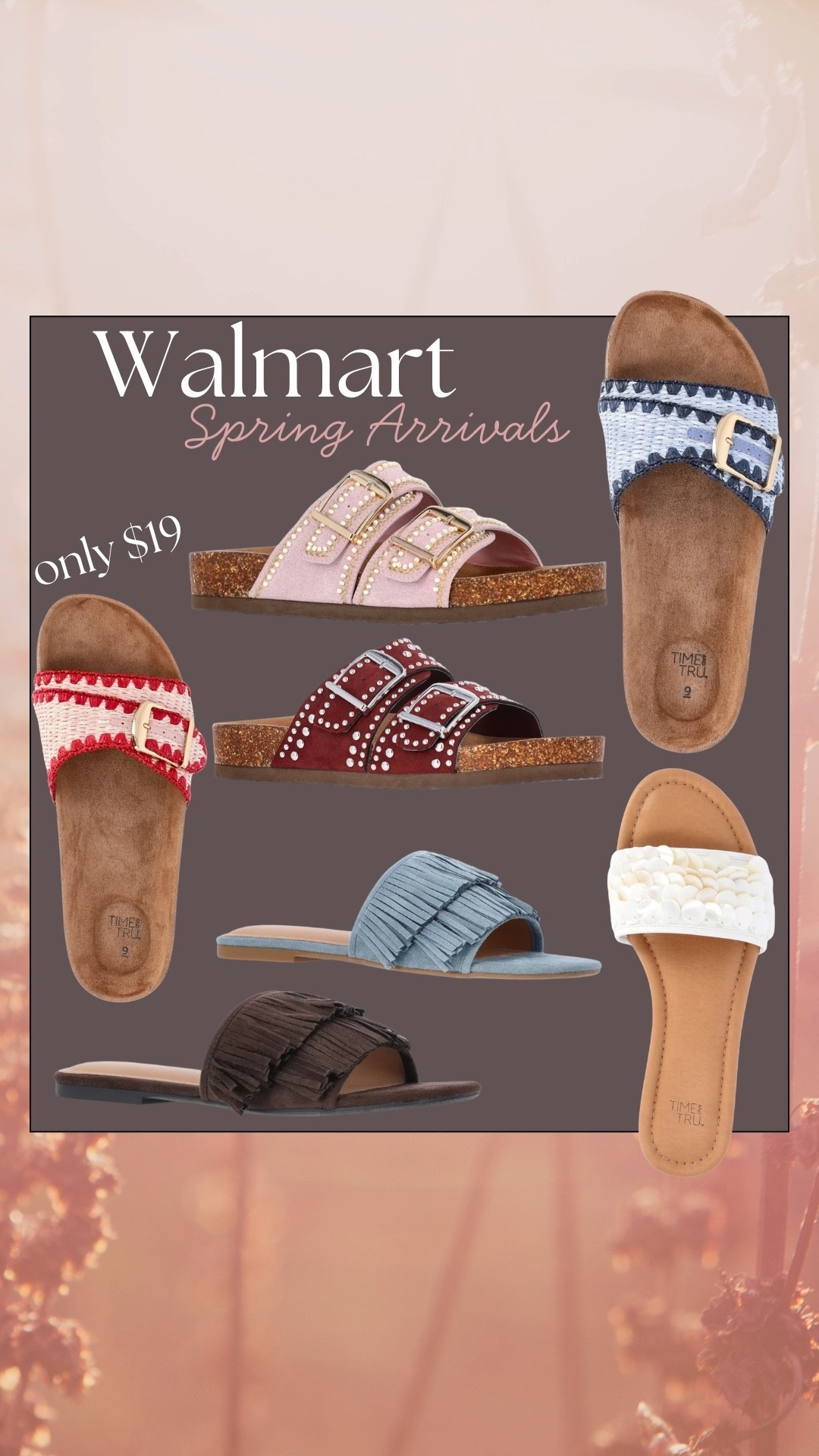 New spring sandals from Walmart! Ordered the studded pair and highly considering the beaded pink ones. 

#LTKOver40 #LTKSeasonal