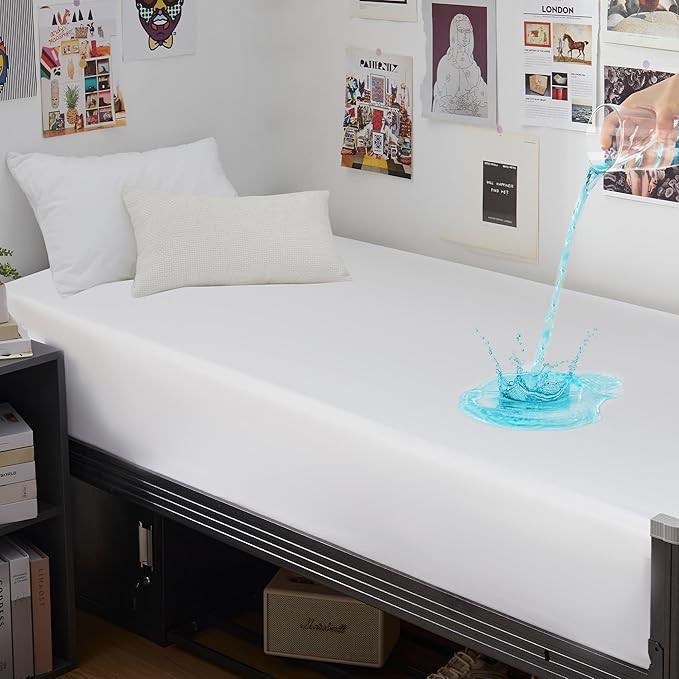GRT 2 Pack Twin XL Waterproof Mattress Protector, 100% Waterproof, Breathable & Noiseless, Vinyl ... | Amazon (US)